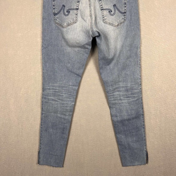 Adriano Goldschmied The Legging Ankle Super Skinny Jeans 30R Light Wash Denim - Picture 13 of 14